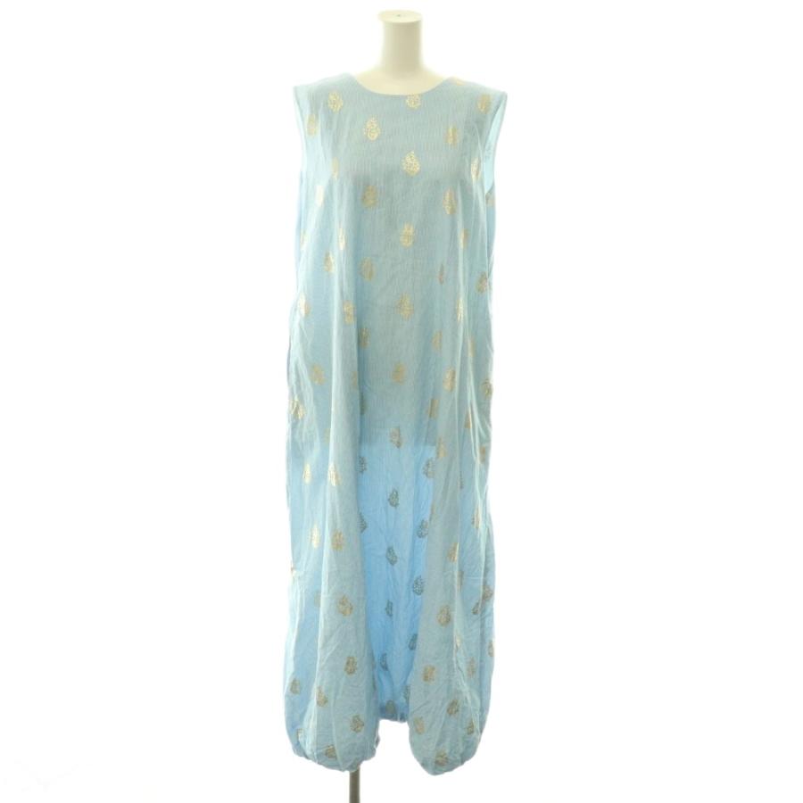 ヌキテパ NE QUITTEZ PAS! 25SS Poplin Foil Print Sleeveless Balloon 