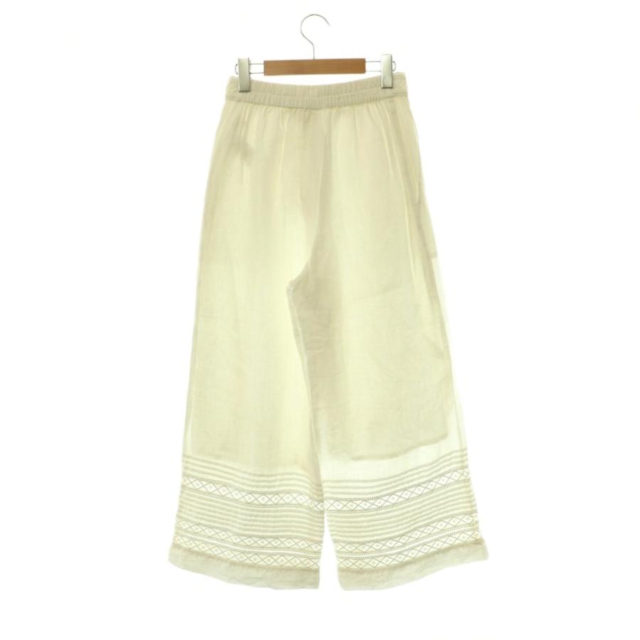 ヌキテパ NE QUITTEZ PAS! COTTON LINEN PIN TUCK LACE PANTS パンツ