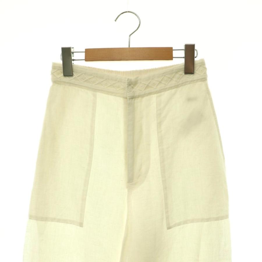 ヌキテパ コットンパンツ ヌキテパ NE QUITTEZ PAS! COTTON LINEN PIN TUCK LACE PANTS パンツ