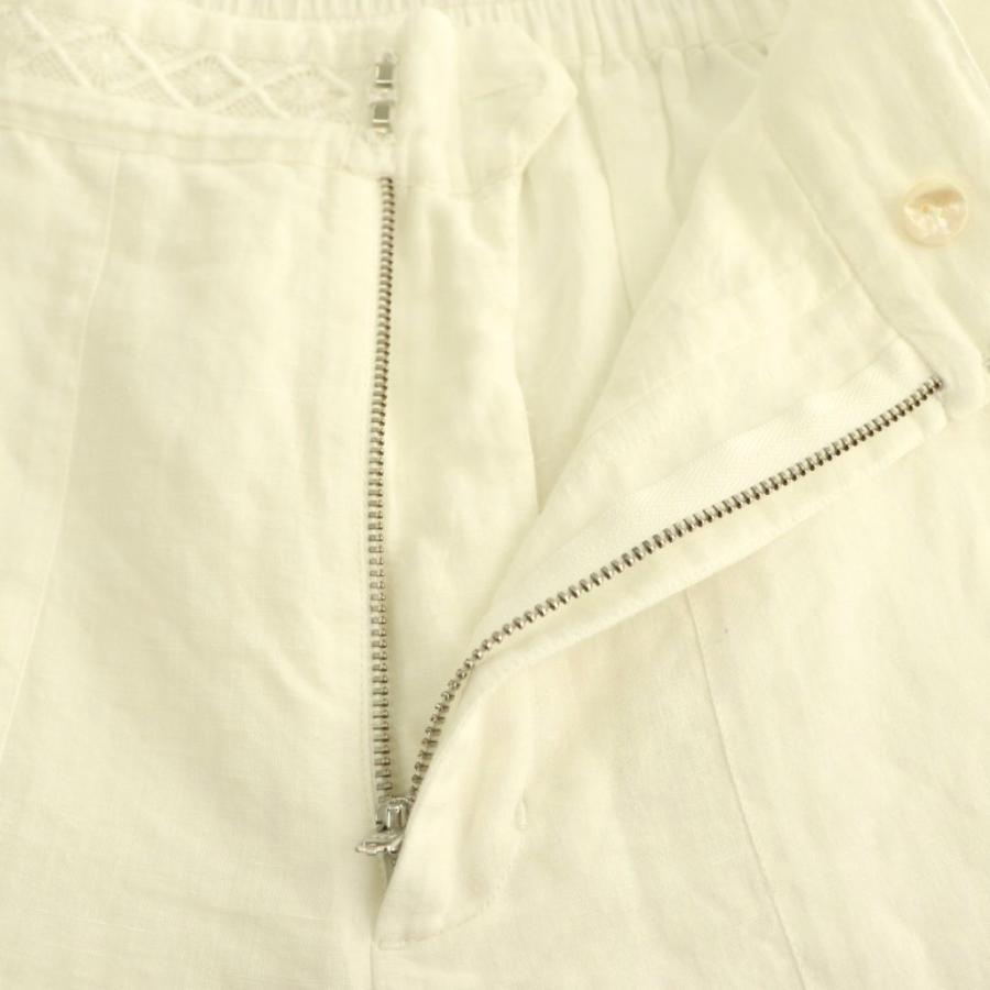 ヌキテパ NE QUITTEZ PAS! COTTON LINEN PIN TUCK LACE PANTS パンツ