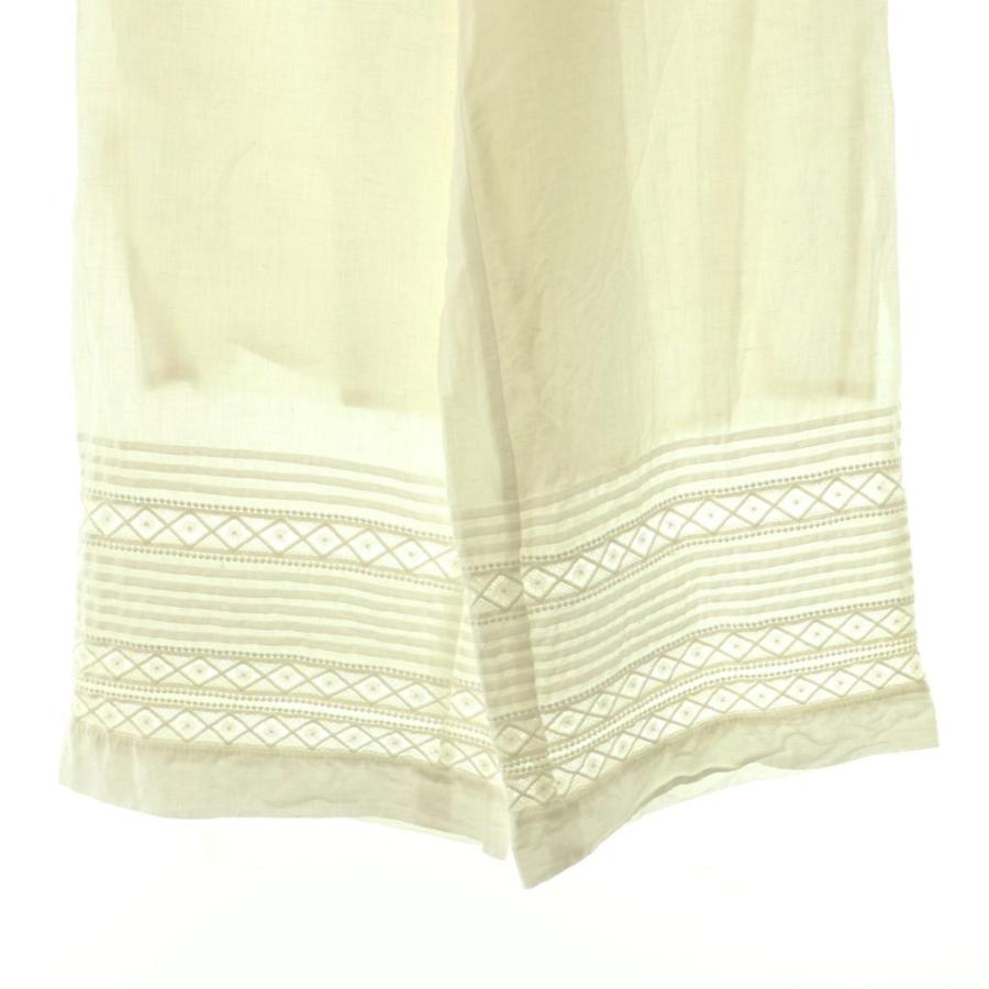 ヌキテパ NE QUITTEZ PAS! COTTON LINEN PIN TUCK LACE PANTS パンツ