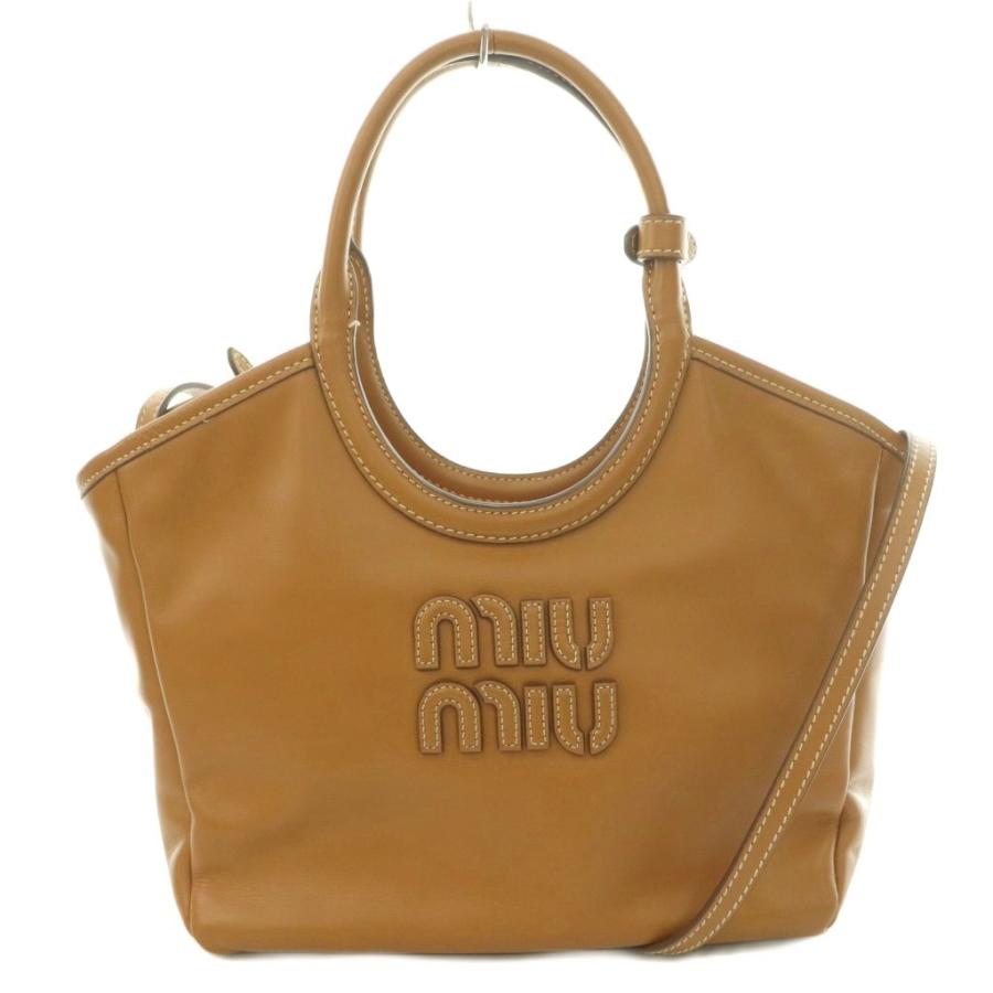 miu miu（ミュウミュウ） miumiu Ivy アイビー レザーバッグ 2WAY 