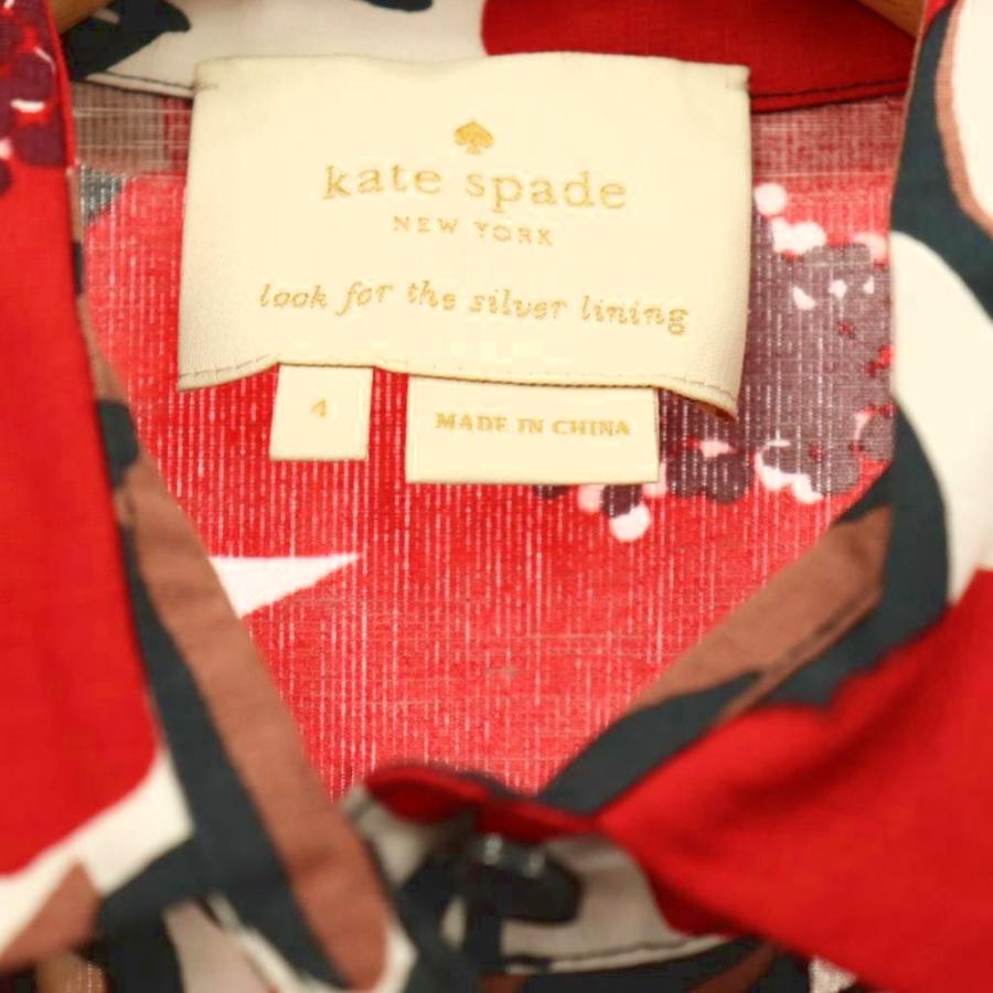 ケイトスペード kate spade シャツワンピース 花柄　ノースリーブ kate spade NEW YORK（ケイト・スペード ニューヨーク） ケイト