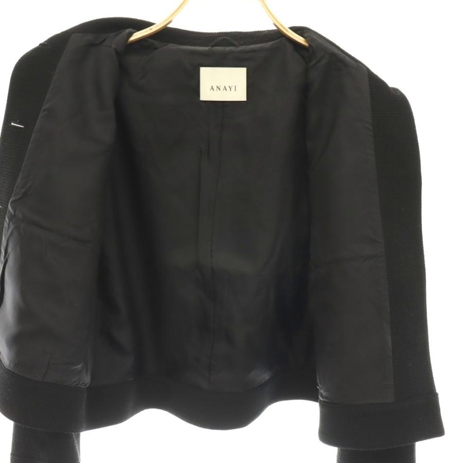 アナイ ANAYI 24AW ワッフルツイードポケット ジャケット ステンカラー 