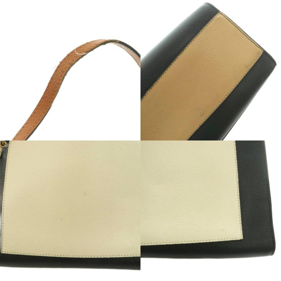 マークジェイコブス MARC JACOBS バイカラー トートバッグ 紺 ネイビー