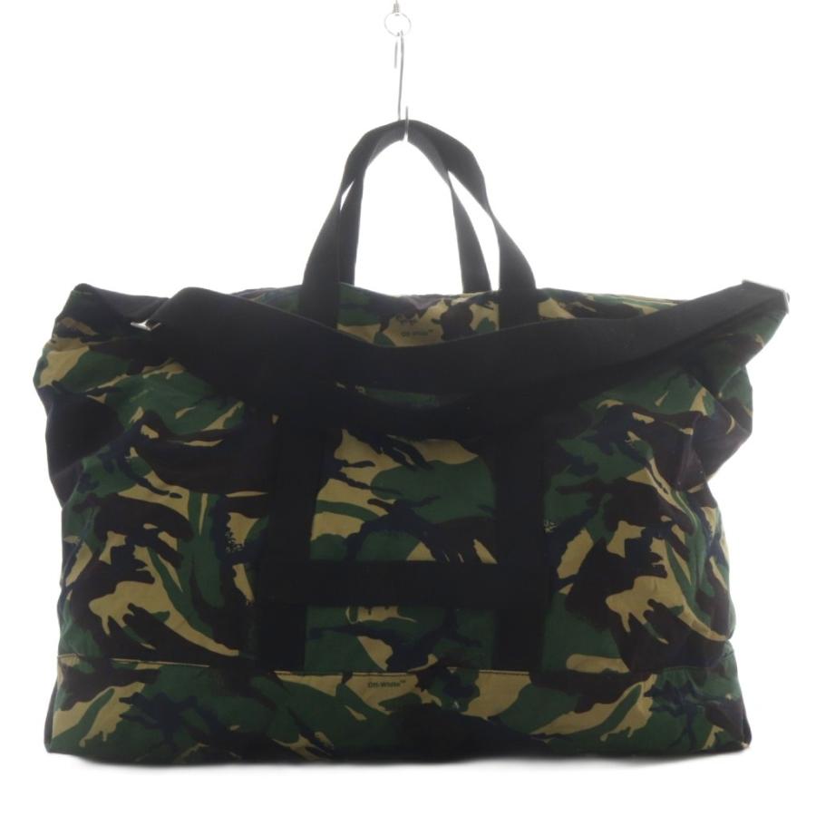 オフホワイト OFF WHITE トートバッグ ショルダーバッグ 2way カモフラ 