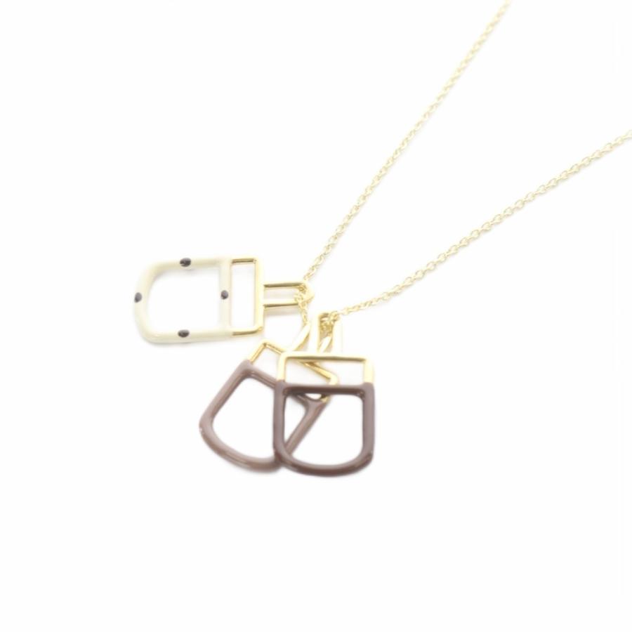 アリータ ALIITA ICE POP ENAMEL NECKLACE stracciatella×cioccolato