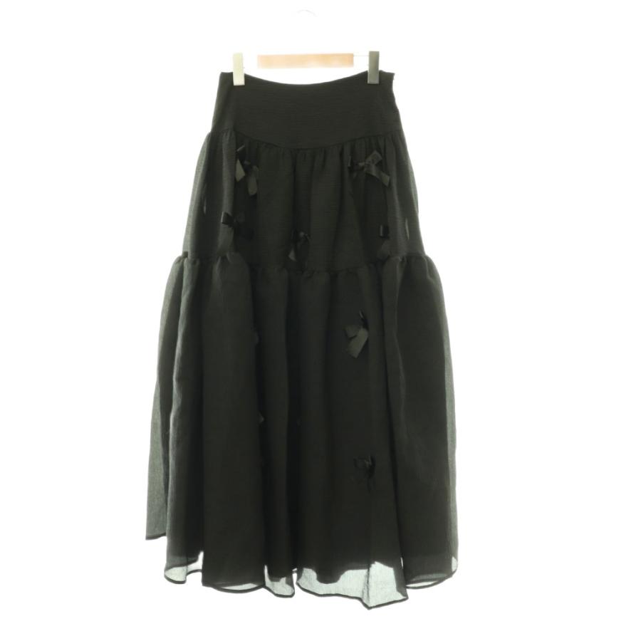 sister jane スカート シスタージェーン Sister Jane リボン ボリュームロングスカート