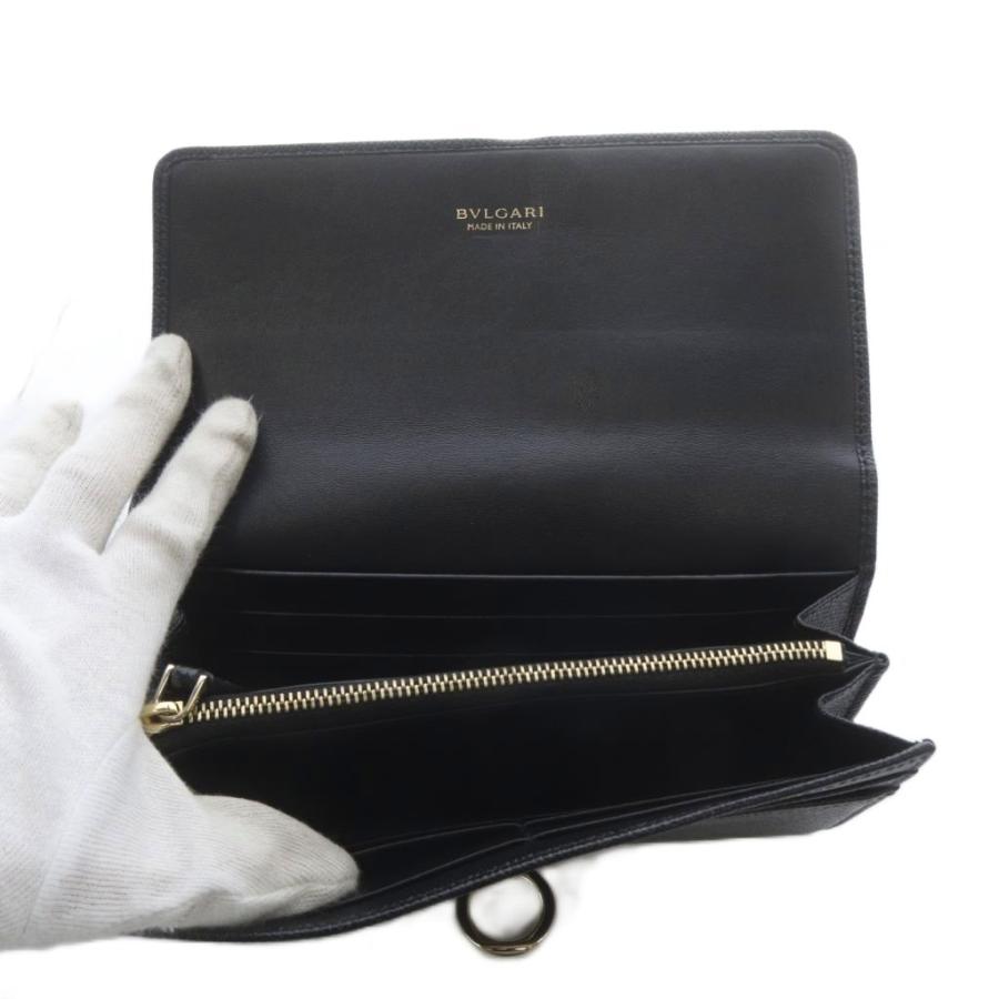 BVLGARI（ブルガリ） ビー・ゼロワン ロゴクリップ 長財布 二つ折り