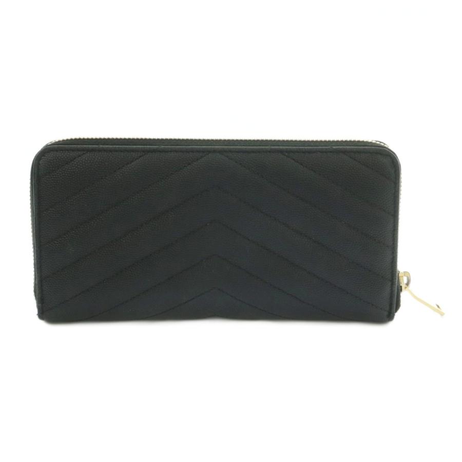 Yves Saint Laurent（イヴ・サンローラン） LSVロゴ Vステッチ 長財布