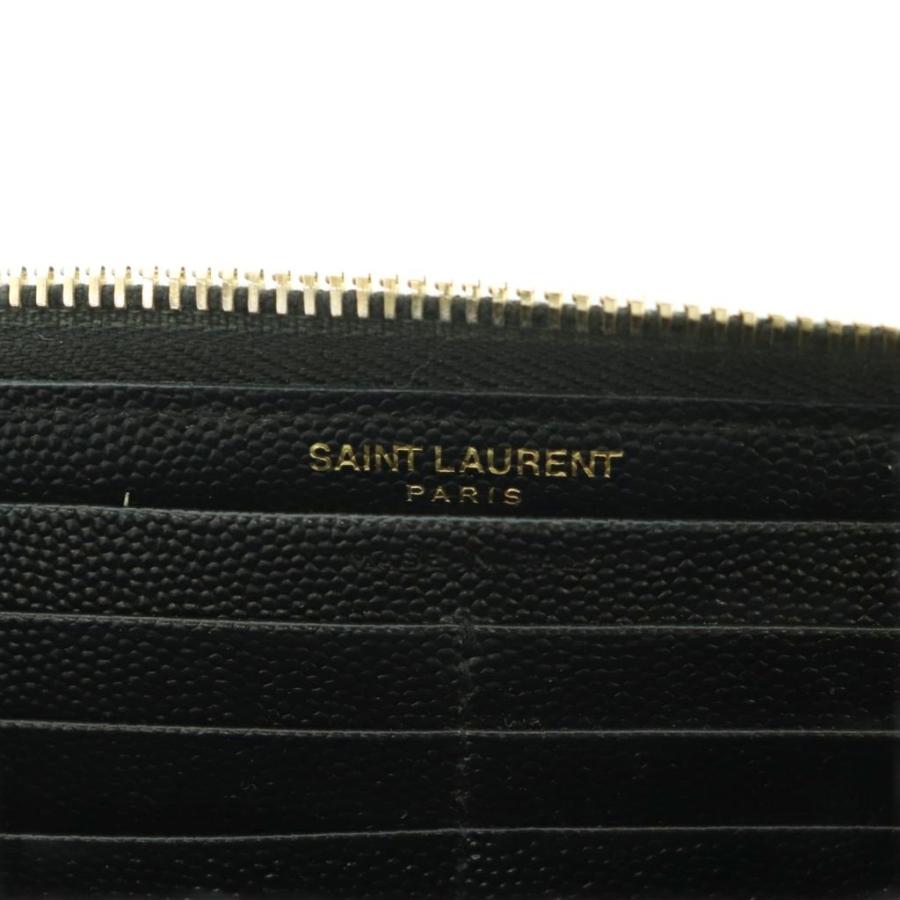 Yves Saint Laurent（イヴ・サンローラン） LSVロゴ Vステッチ 長財布