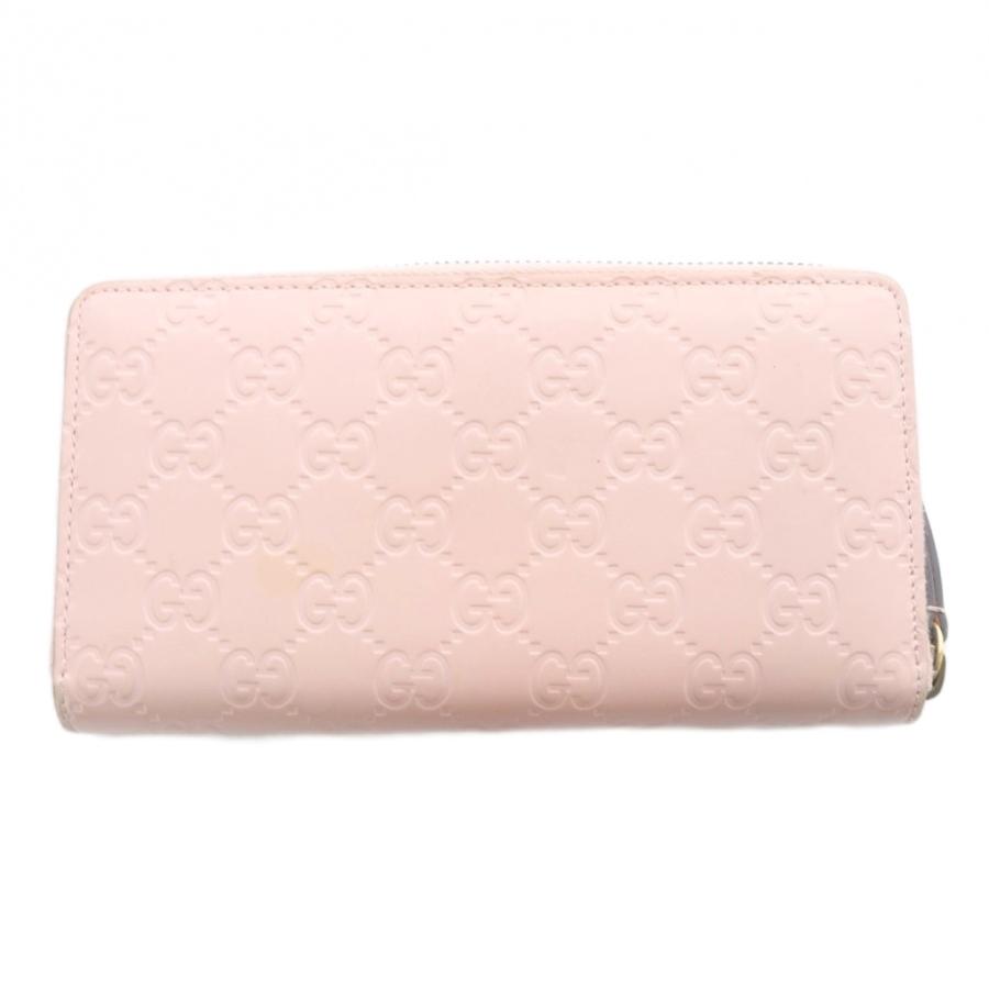 GUCCI（グッチ） グッチシマ リネアキャット ラウンドファスナー長財布 