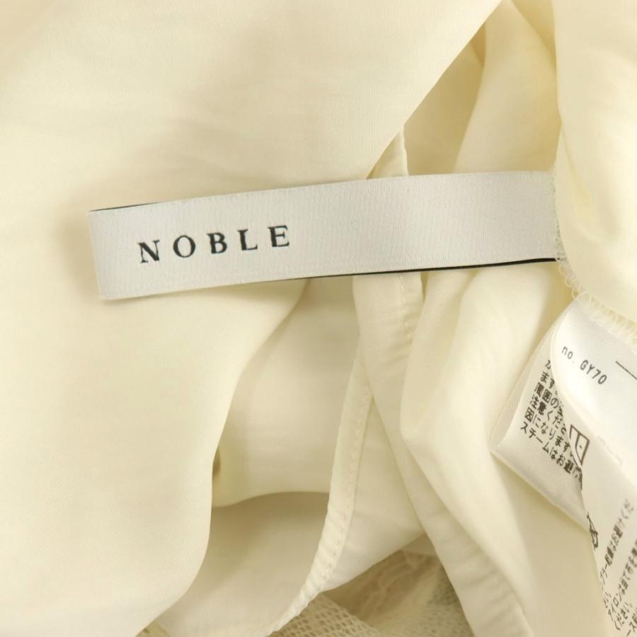 ノーブル NOBLE 25AW レーストリミングフリルカフスブラウス プル