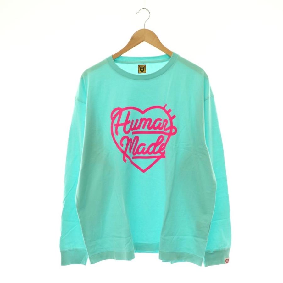 ヒューマンメイド HUMAN MADE HEART L/S T-SHIRT LIGHTBLUE ロンT 