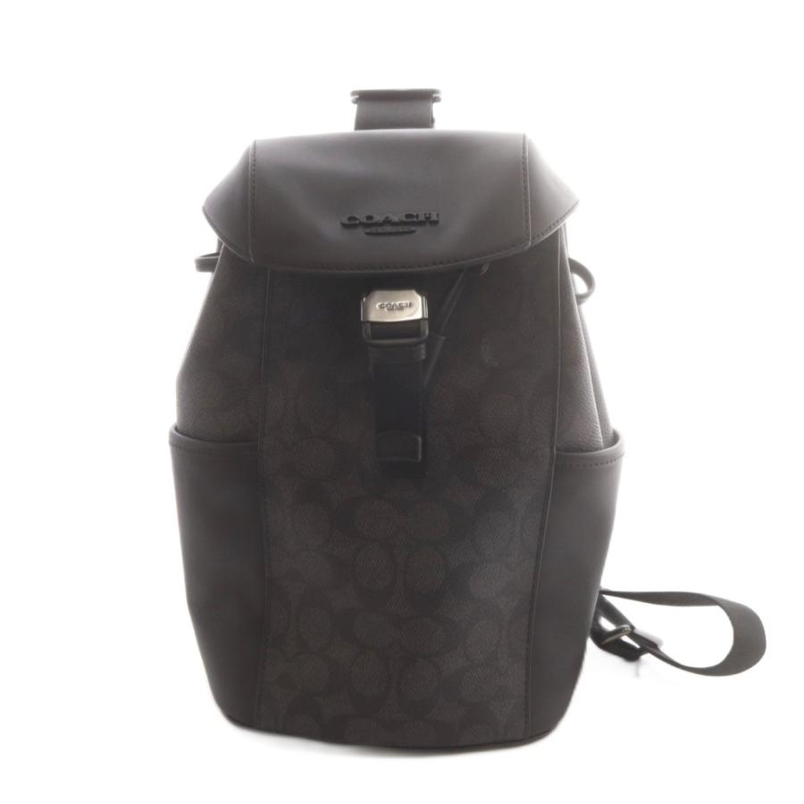 COACH（コーチ） レーサー パック シグネチャー キャンバス バッグ 黒