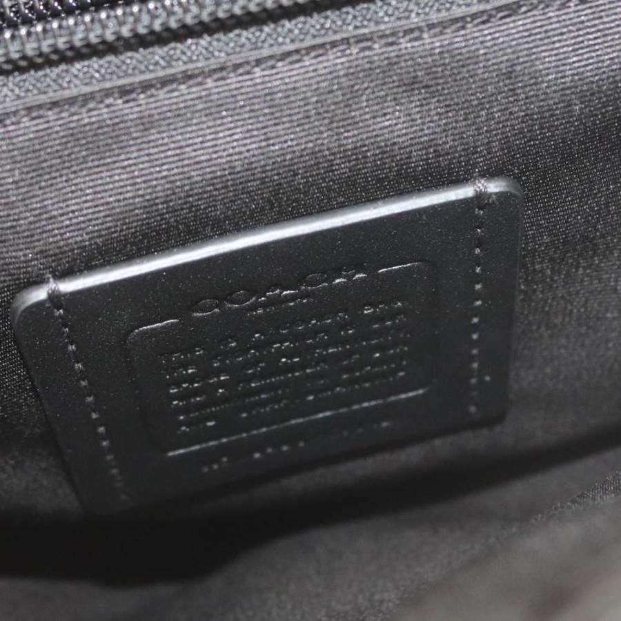 COACH（コーチ） レーサー パック シグネチャー キャンバス バッグ 黒