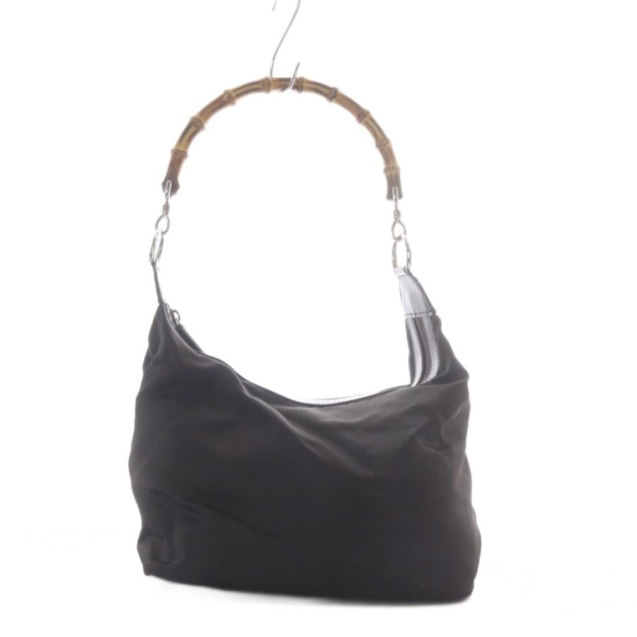 【美品】GUCCI グッチ GGナイロン バンブー ワンショルダーバッグ GUCCI（グッチ） バンブーライン ショルダーバッグ ワンショルダー