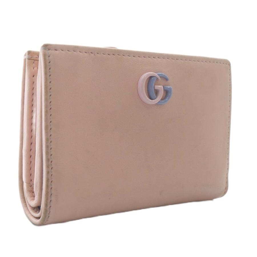 GUCCI（グッチ） ダブルG GGマーモント 財布 二つ折り バイカラー