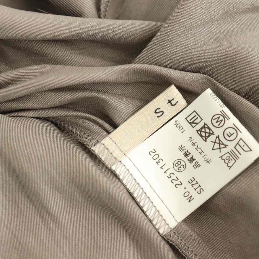 ストラ Stola. ボウタイブラウス 長袖 38 グレージュ /HK □OS 
