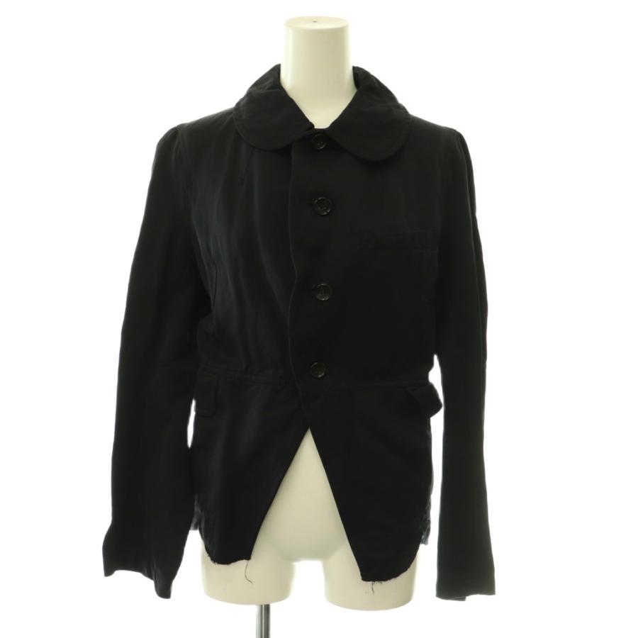 コムコム　コムデギャルソンコムデギャルソン 丸襟　ジャケット　アウター コムデギャルソン COMME des GARCONS AD2009 丸襟タキシードジャケット