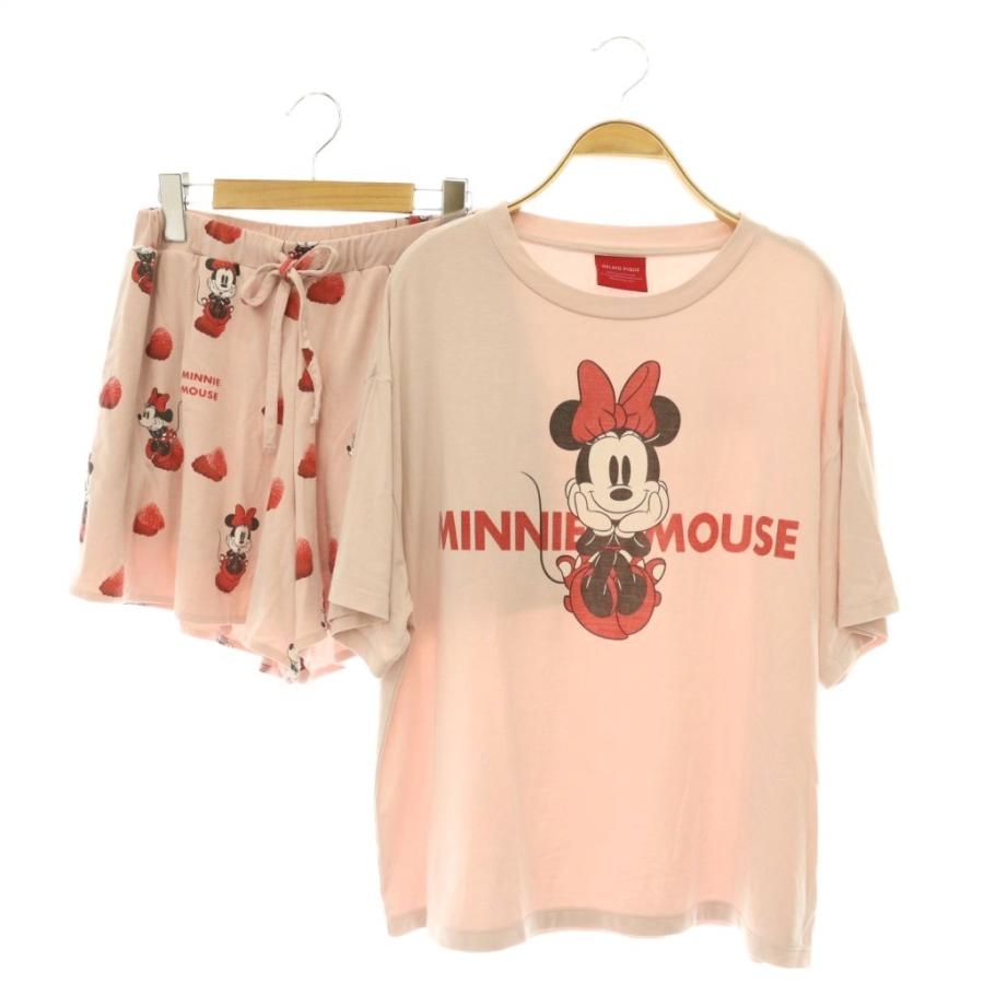 ジェラートピケ　ミニー　Tシャツ & ショートパンツセット　　　　24-11 ジェラートピケ gelato pique DISNEY 24SS ミニーTシャツ&ショート