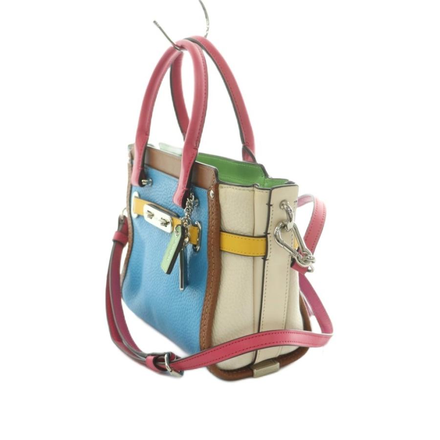 COACH（コーチ） スワッガー 21 レインボーカラーブロック 2WAY