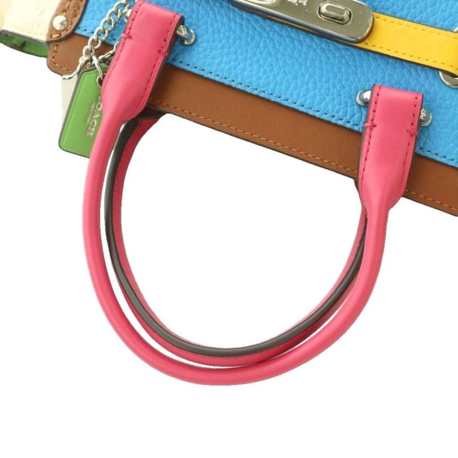 COACH（コーチ） スワッガー 21 レインボーカラーブロック 2WAY