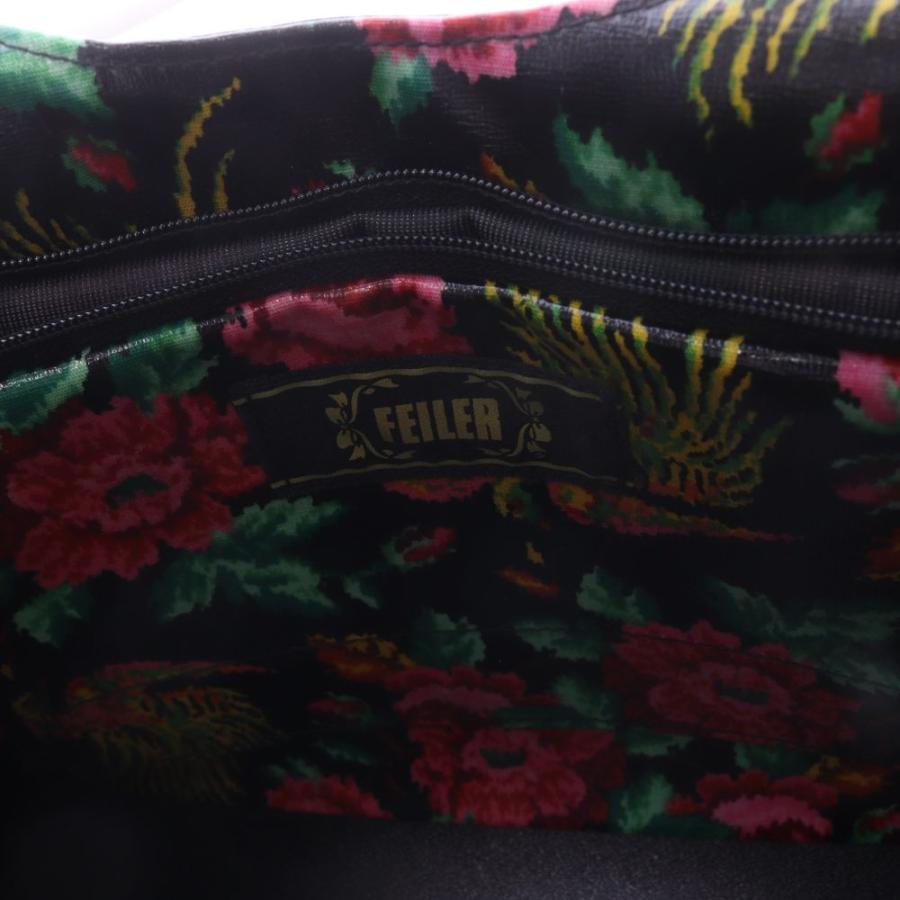 フェイラー FEILER パラディス ビニール トートバッグ ハンドバッグ 黒
