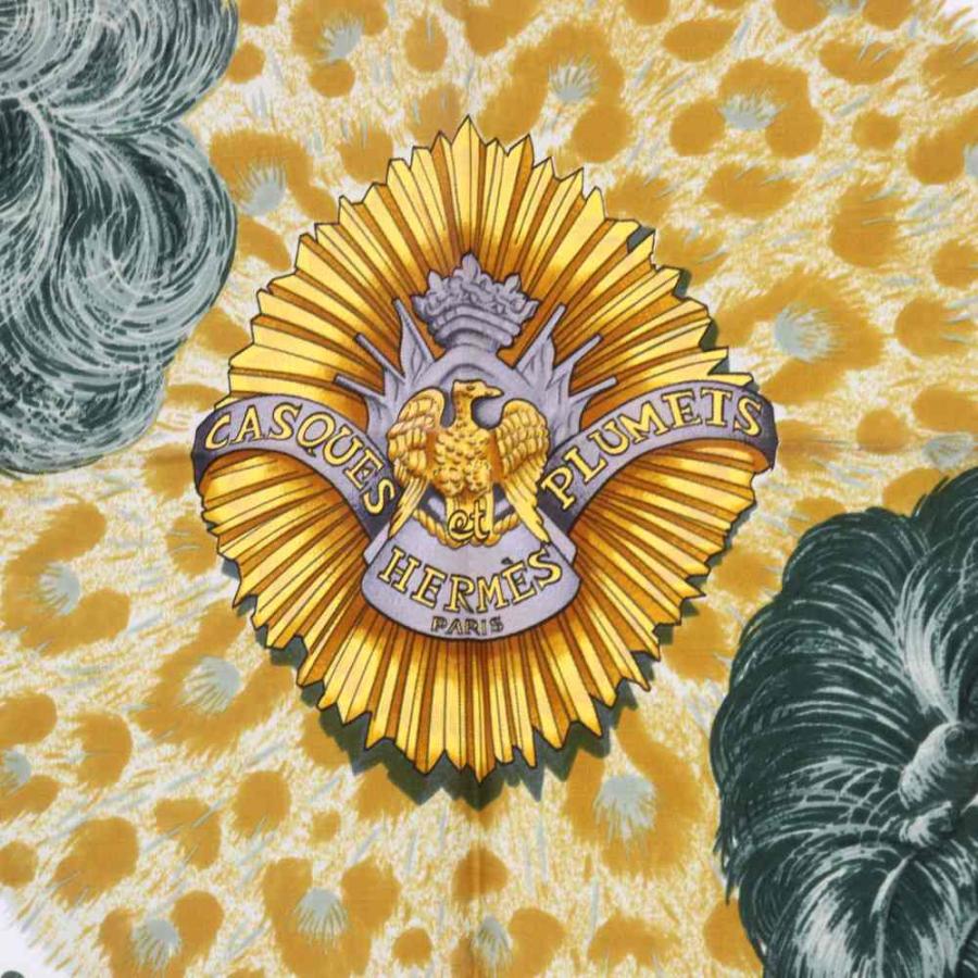 HERMES（エルメス） HERMES CASQUES et PLUMETS 面貌のない兜 スカーフ