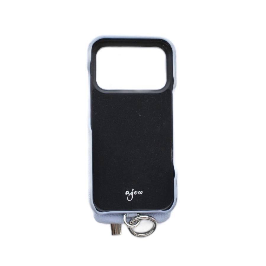 ajew iPhone17Proケース ショルダー ブラック エジュー ajew cadenas zipphone case shoulder ショルダーストラップ