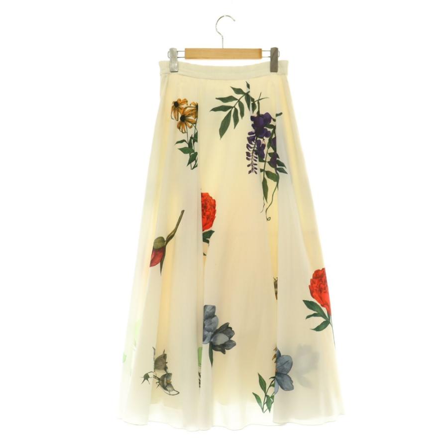 アメリヴィンテージ Ameri VINTAGE 花柄 ロングスカート フレア M