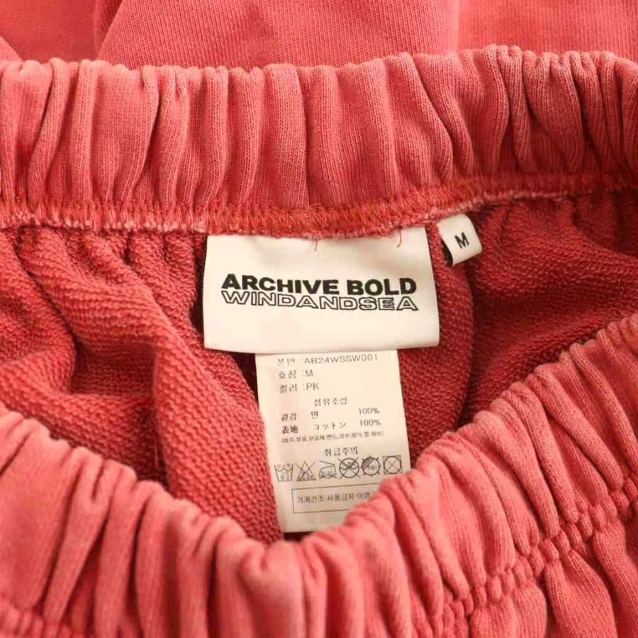 ウィンダンシー ×ARCHIVE BOLD スウェットパンツ イージー ジョガー ウィンダンシー WIND AND SEA × ARCHIVE BOLD スウェットパンツ