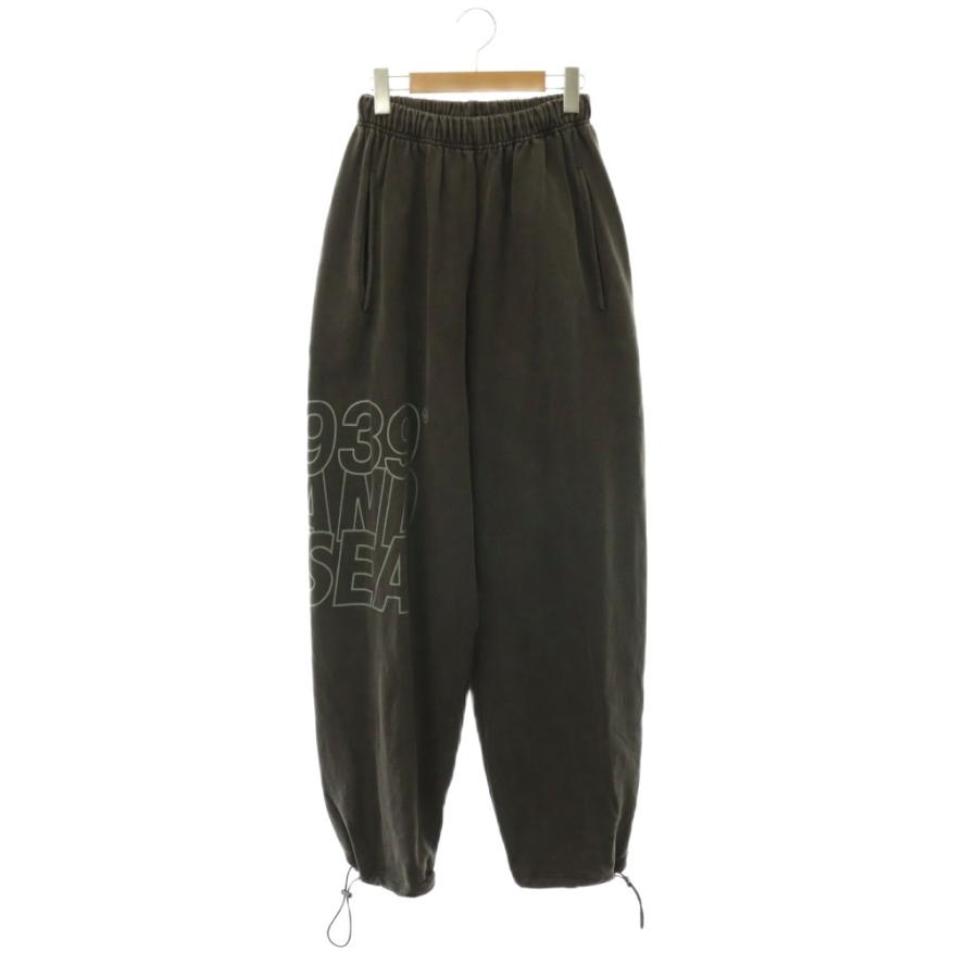 FDN47【極美品】ウィンダンシー/Hパンツ/刺繍ロゴ/ペイズリー/黒/L ウィンダンシー WIND AND SEA ×ARCHIVE BOLD スウェットパンツ