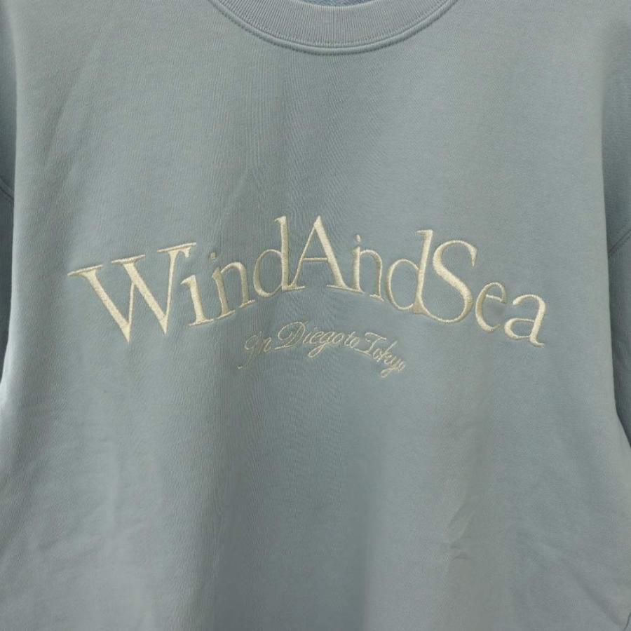 ウィンダンシー WIND AND SEA FROSTING LOGO CREWNECK プルオーバー