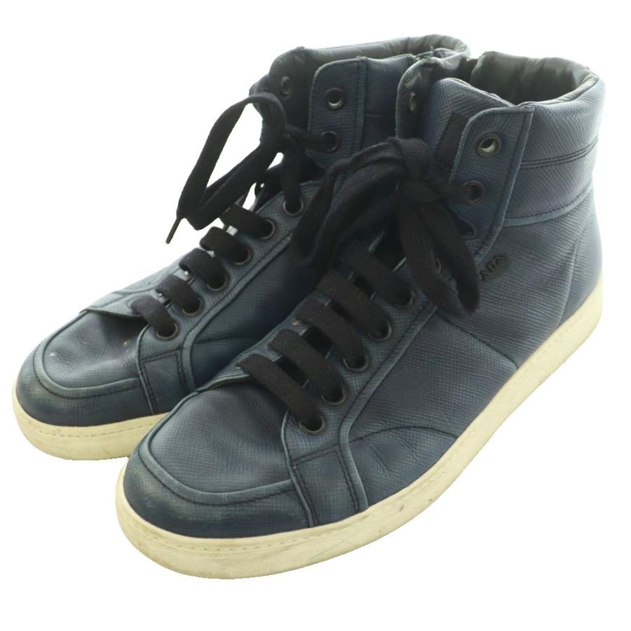 プラダ リネアロッサ PRADA LINEA ROSSA ハイカットスニーカー