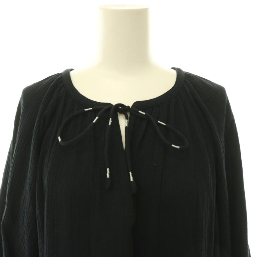 華*様 Sara mallika コットンロングワンピース　ブラック　新品未使用 未使用品 サラマリカ Sara mallika Cotton Gauze Long Dress