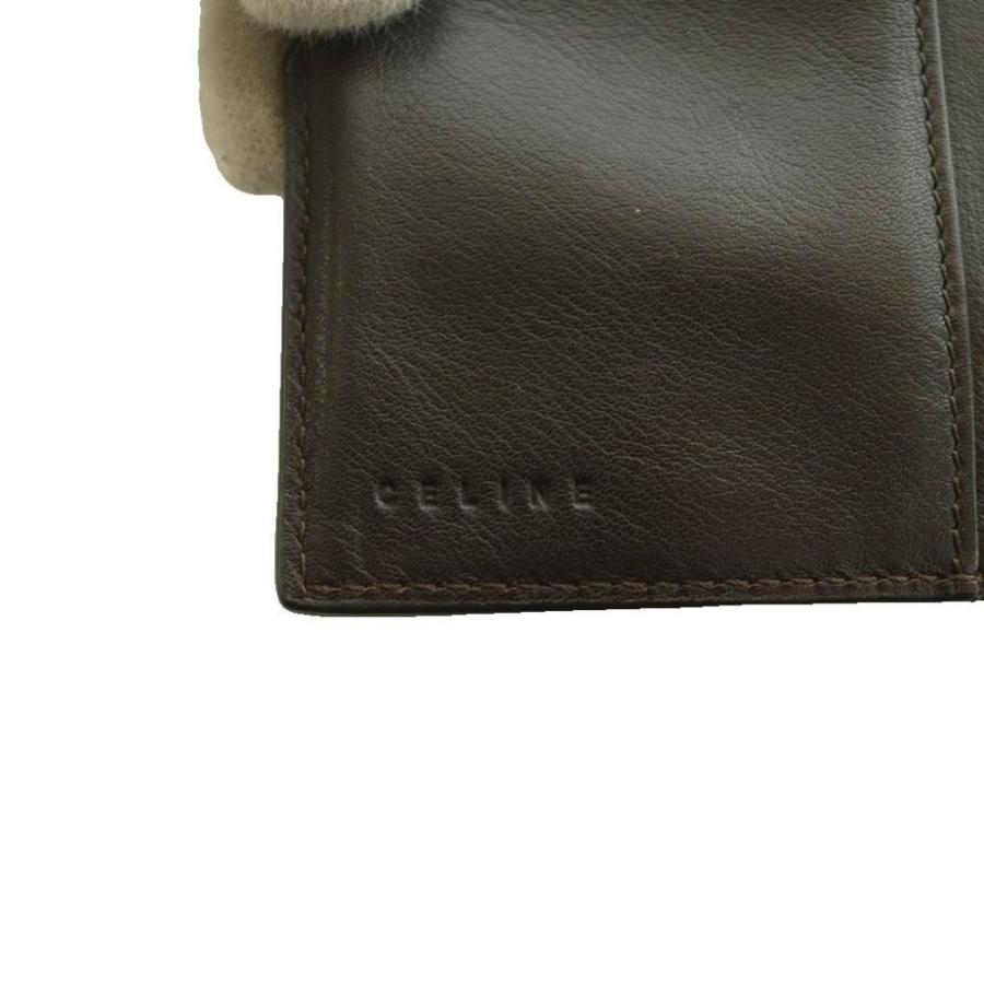 CELINE（セリーヌ） マカダム柄 二つ折り財布 コンパクトウォレット