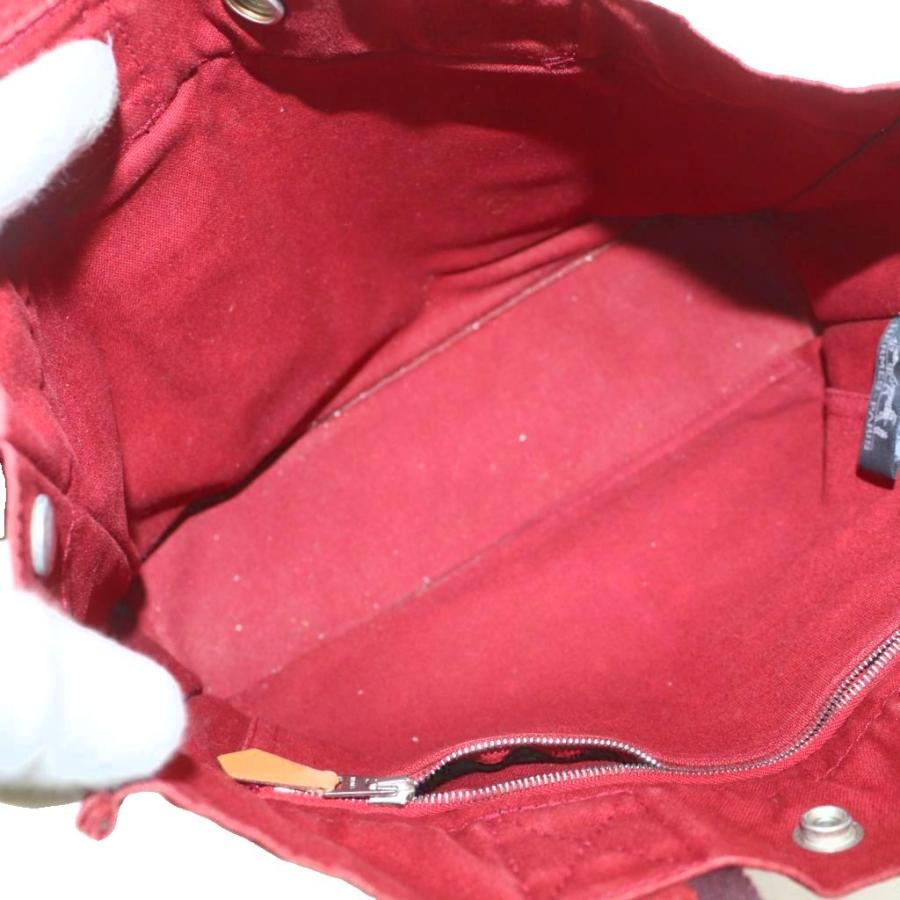 HERMES（エルメス） フールトゥ PM トートバッグ ハンド キャンバス 赤