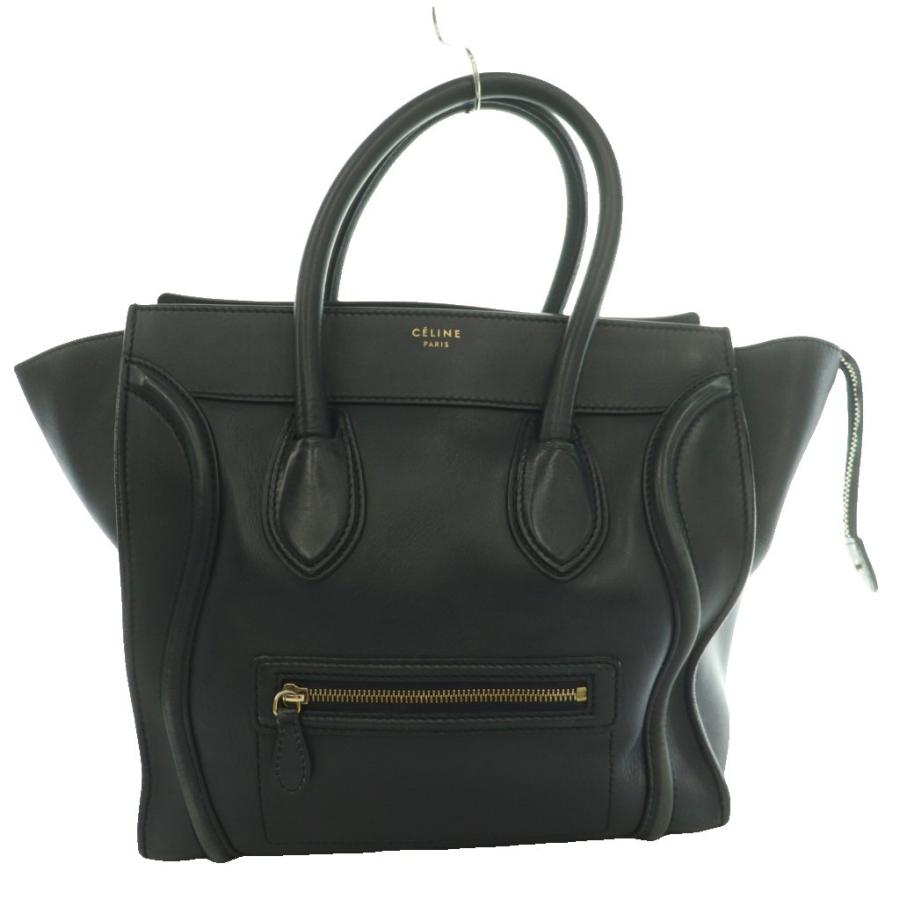 6426 美品 セリーヌ ラゲージ マイクロショッパー レザー マルチカラー CELINE（セリーヌ） ラゲージ マイクロショッパー ハンドバッグ レザー