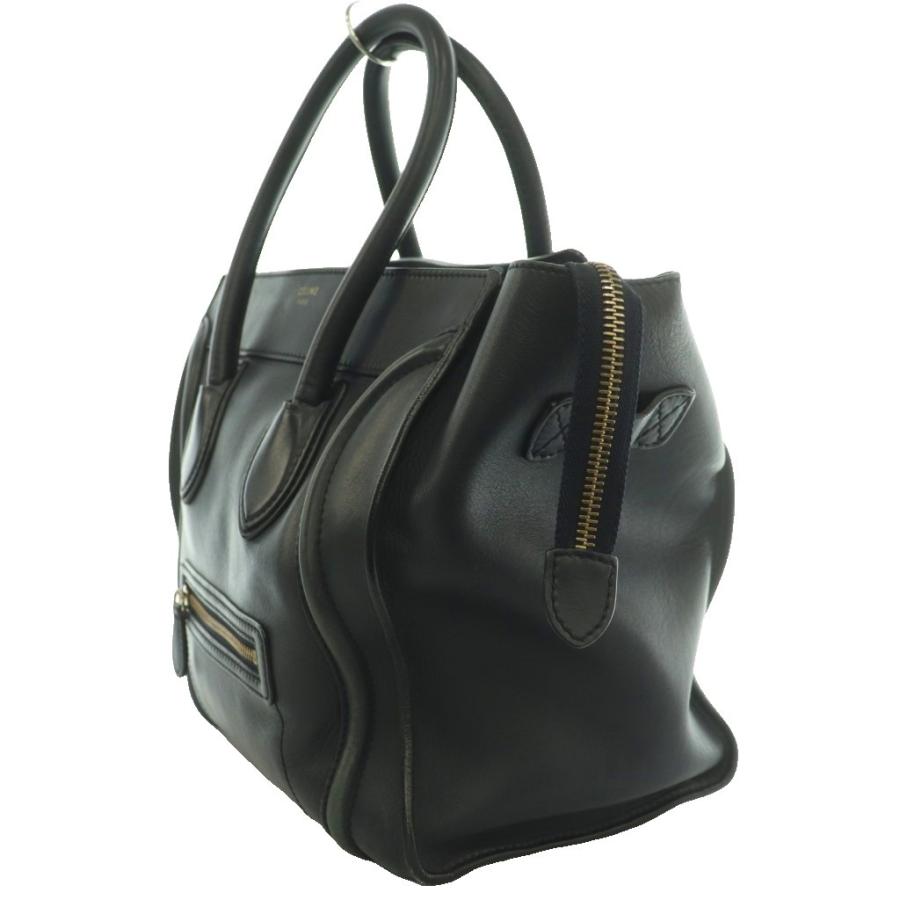 CELINE（セリーヌ） ラゲージ マイクロショッパー ハンドバッグ レザー