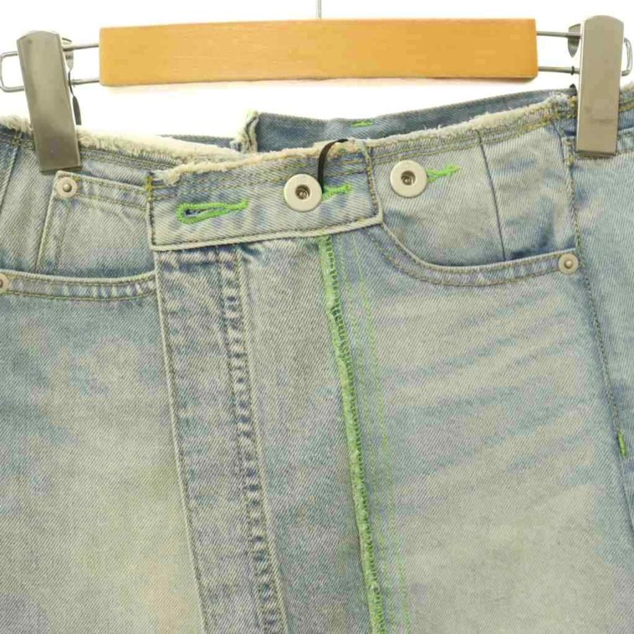 未使用品 アメリヴィンテージ 26SS NEON STITCH REMAKE DENIM BELT