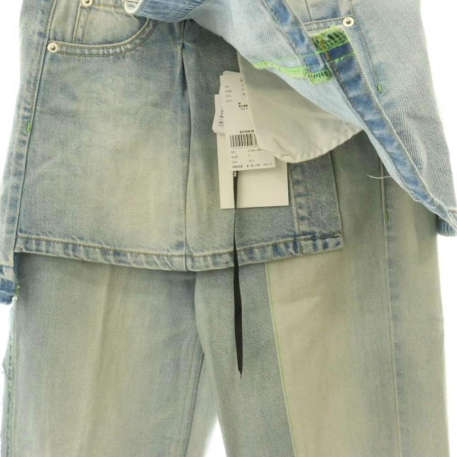 未使用品 アメリヴィンテージ 26SS NEON STITCH REMAKE DENIM BELT