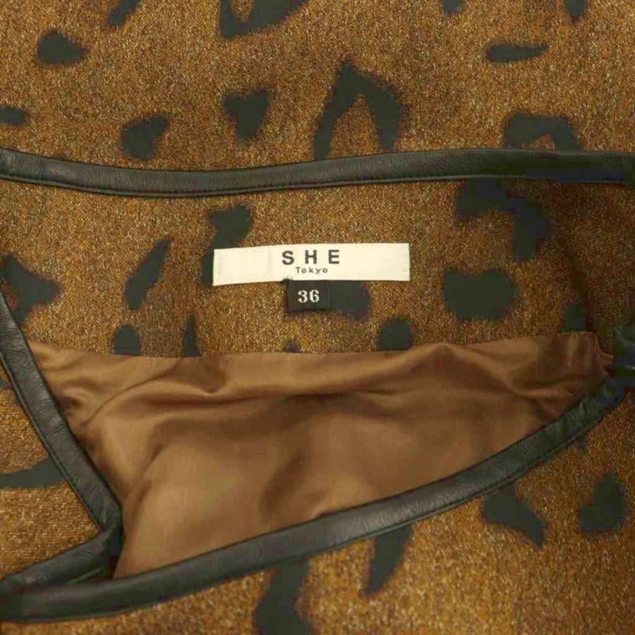 シートーキョー SHE Tokyo Jenny leopard スカート フレア レオパード