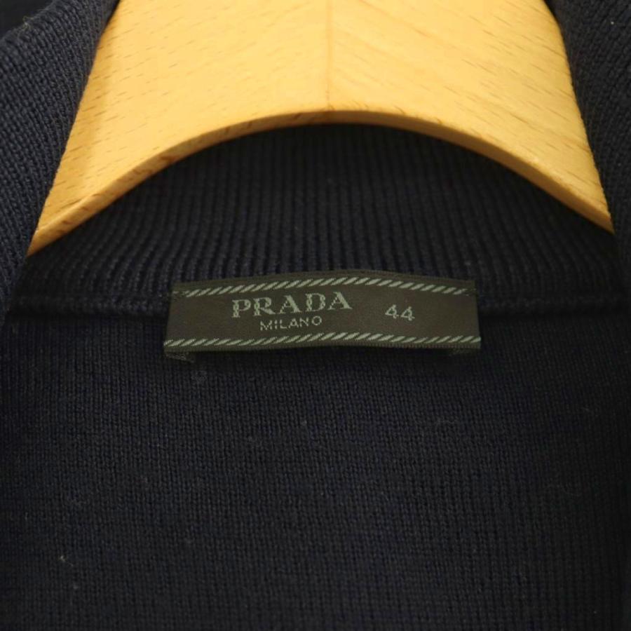 PRADA（プラダ） ナイロン ニット ジップアップパーカー ジャケット