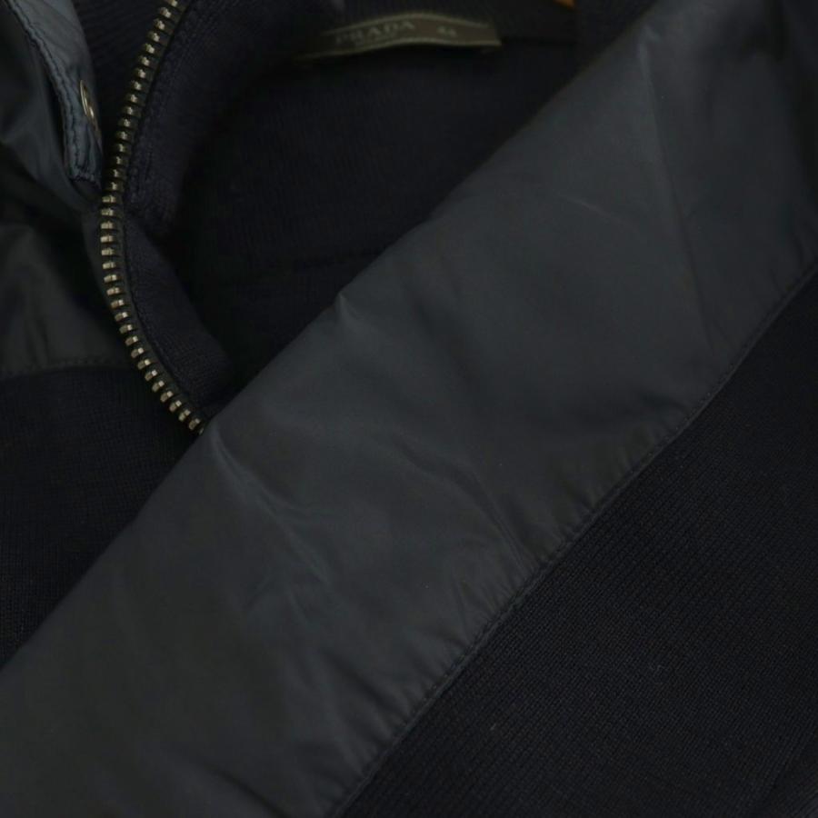 PRADA（プラダ） ナイロン ニット ジップアップパーカー ジャケット