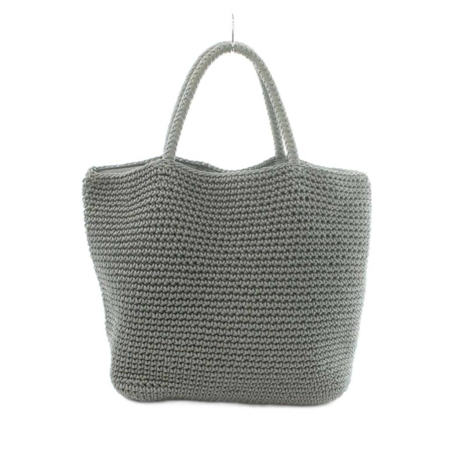 ラドロー LUDLOW WEB限定 スワンコードバッグ ハンドバッグ グレー 白 