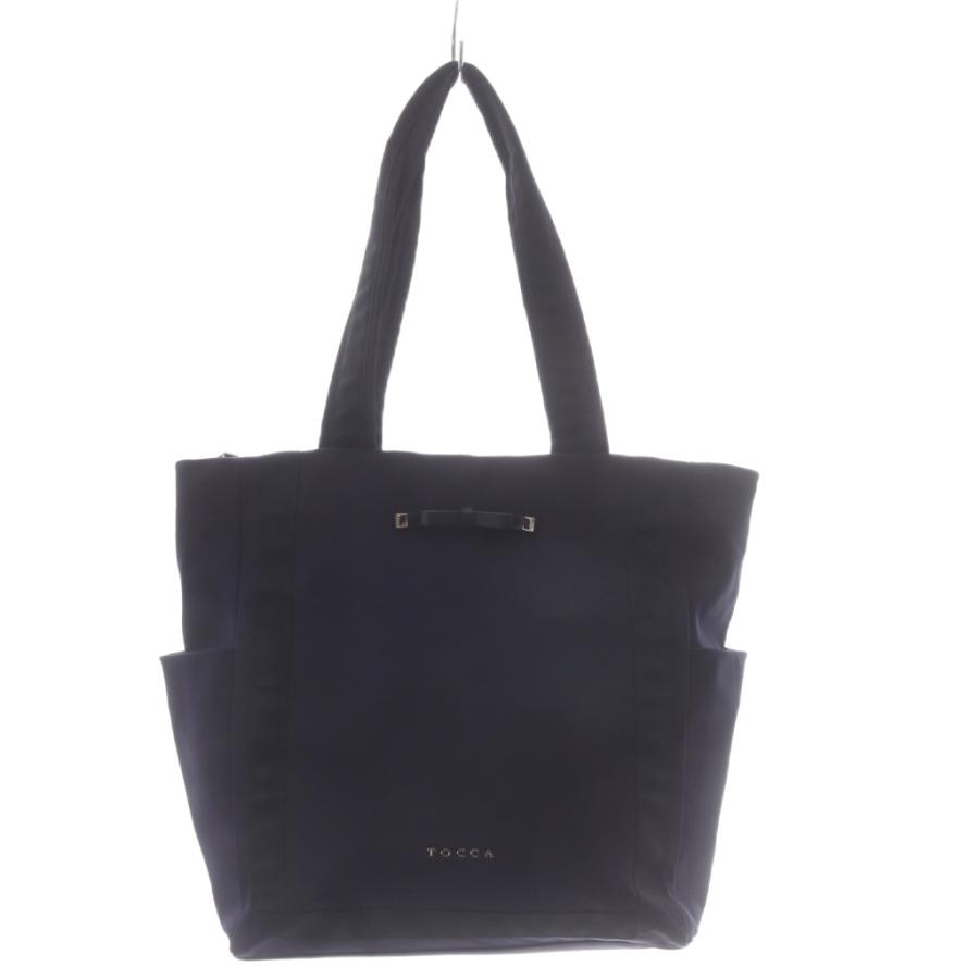 トッカ TOCCA PLENTIFUL A4 トートバッグ ナイロン ネイビー /YO10 