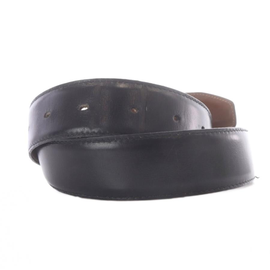 GUCCI（グッチ） GUCCI Gバックル レザーベルト 70/28 黒 ブラック 036