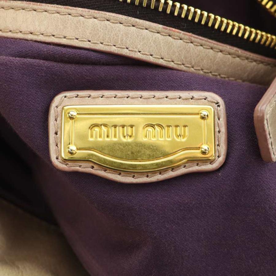 miu miu（ミュウミュウ） マテラッセ 2wayバッグ ショルダー ハンド