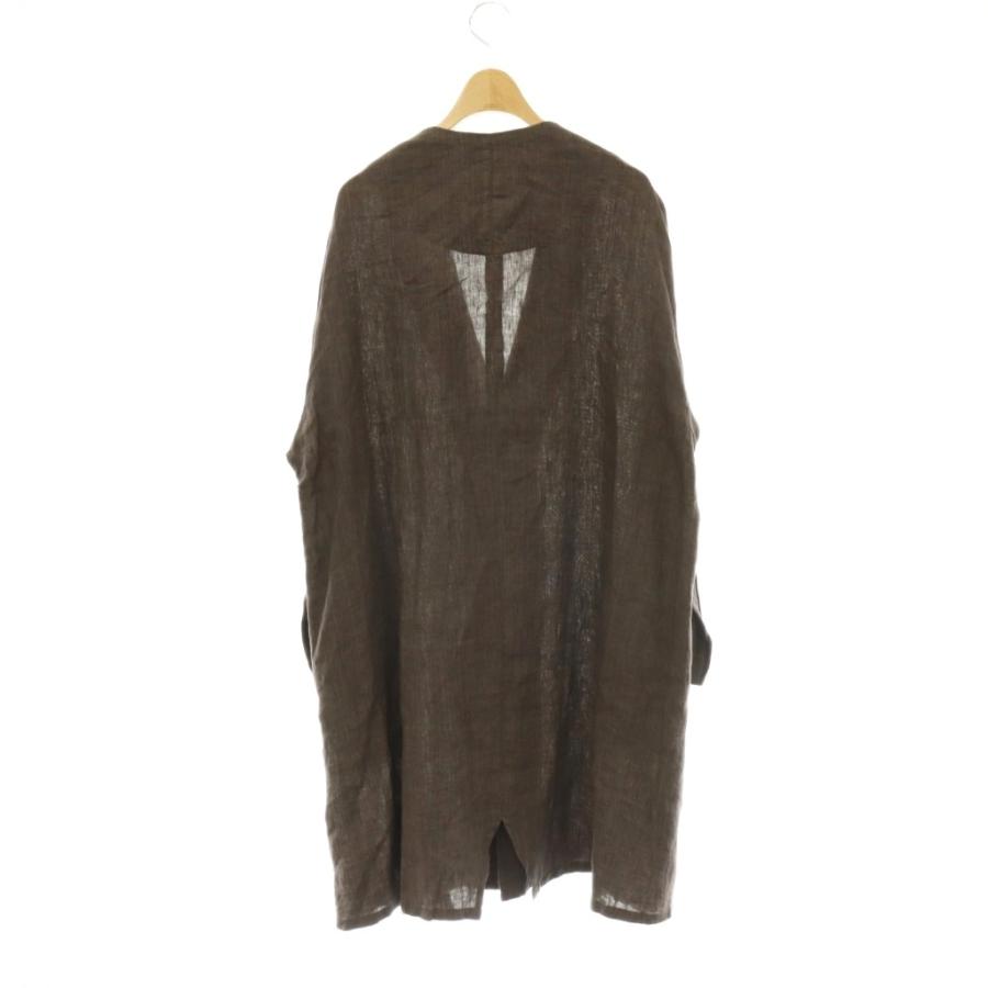 pas de calais リネンノーカラージャケット pas de calais（パドカレ 